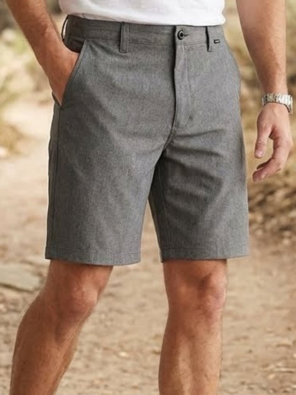 Hurley Men’s Hybrid Walk Shorts Brown Size 36